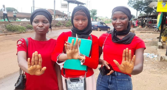 GADE en action à Kaloum : « Stop au Viol, Protégeons nos Enfants »